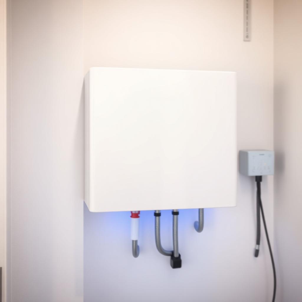 Thuisbatterij geïnstalleerd in een moderne woning
